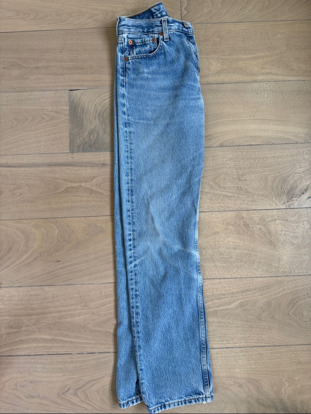 Vintage Levi's Light Blue Straight-Leg Jeans